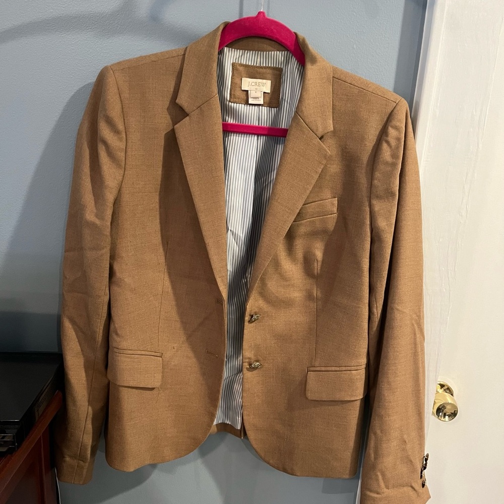 Preppy british khaki blazer